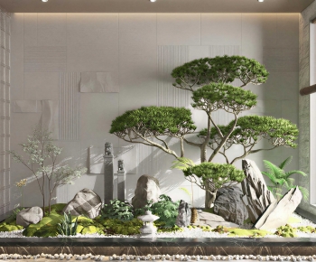 New Chinese Style Plant Landscaping-ID:279612068