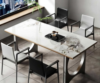 Modern Dining Table And Chairs-ID:255948075