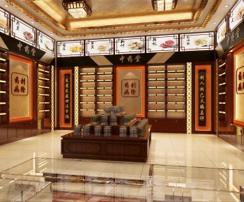 New Chinese Style Retail Stores-ID:794964083