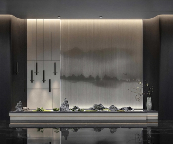 New Chinese Style Plant Landscaping-ID:651888888