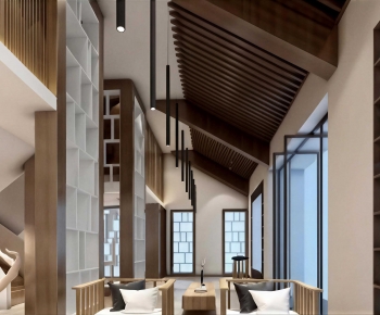 New Chinese Style Meeting Room-ID:924953946