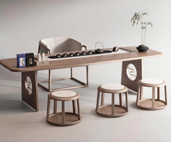 New Chinese Style Tea Tables And Chairs-ID:683970938
