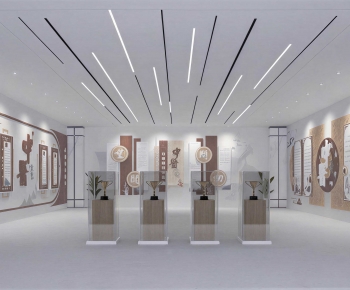 New Chinese Style Exhibition Hall-ID:760407928