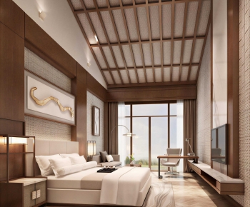 New Chinese Style Bedroom-ID:254599098