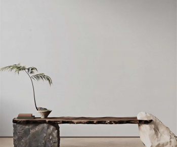 Wabi-sabi Style Stool-ID:143268116