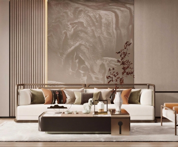 New Chinese Style Sofa Combination-ID:219104053