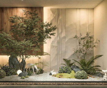 New Chinese Style Plant Landscaping-ID:862327103