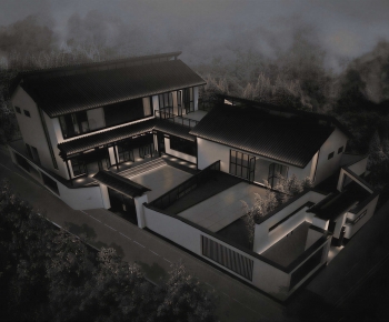 New Chinese Style Residential Building-ID:609828002