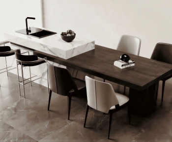 Modern Dining Table And Chairs-ID:887434018