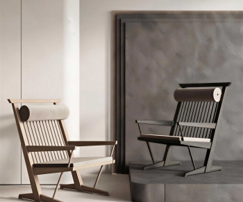 Wabi-sabi Style Lounge Chair-ID:319303992