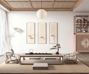 New Chinese Style Tea House-ID:523366939