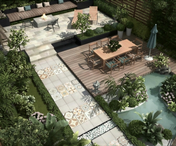 Modern Courtyard/landscape-ID:331731081