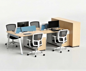 Modern Office Desk And Chair-ID:108120927