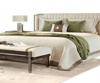 New Chinese Style Double Bed-ID:394759898