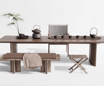 New Chinese Style Tea Tables And Chairs-ID:333203084