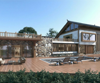 New Chinese Style Courtyard/landscape-ID:118278988