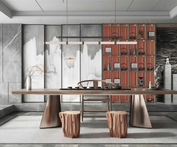 New Chinese Style Tea House-ID:993318086