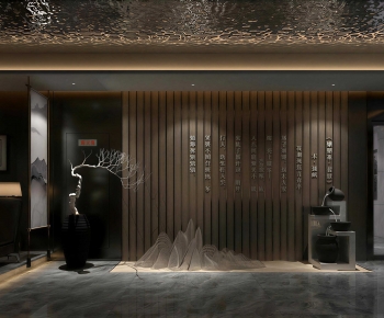 New Chinese Style Lobby Hall-ID:958740957