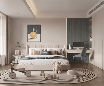 Modern Boy's Room And Son's Room-ID:854572064