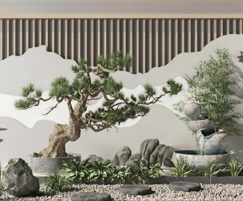 New Chinese Style Plant Landscaping-ID:597712044