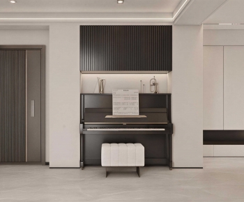 Modern Piano Room-ID:832968956