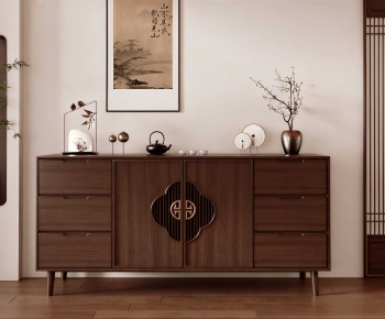 New Chinese Style Side Cabinet-ID:682135117
