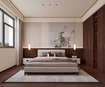 New Chinese Style Bedroom-ID:747198101