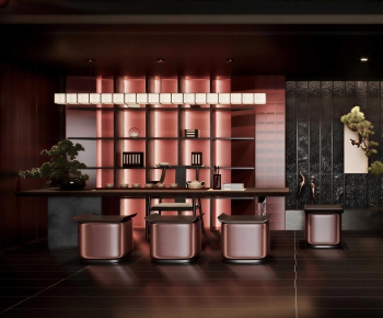 New Chinese Style Tea House-ID:518049966