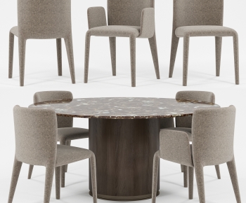 Modern Dining Table And Chairs-ID:671331883
