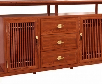 New Chinese Style Side Cabinet-ID:517594102
