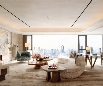 Modern A Living Room-ID:932647948