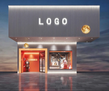 Modern Facade Element-ID:988429072
