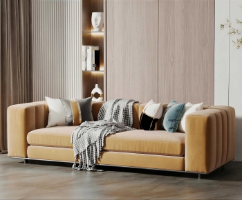 Modern Three-seat Sofa-ID:485646015
