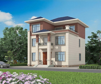New Chinese Style Detached Villa-ID:354670055