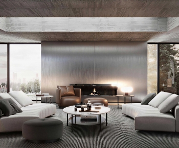Wabi-sabi Style A Living Room-ID:765928986