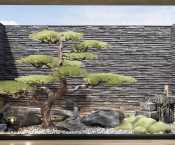 Japanese Style Courtyard/landscape-ID:699608093