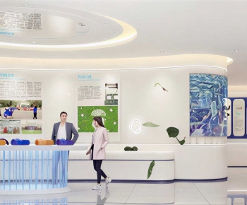 Modern Exhibition Hall-ID:731673008