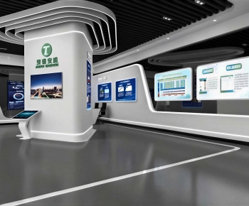 Modern Exhibition Hall-ID:488496076