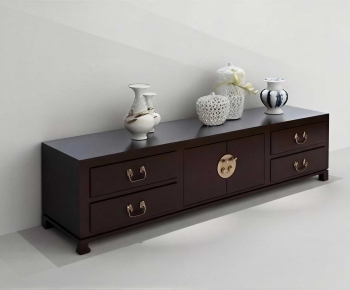 New Chinese Style Side Cabinet-ID:638546943