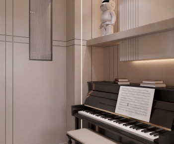 Modern Piano Room-ID:958736906