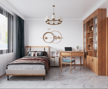 New Chinese Style Bedroom-ID:287641053