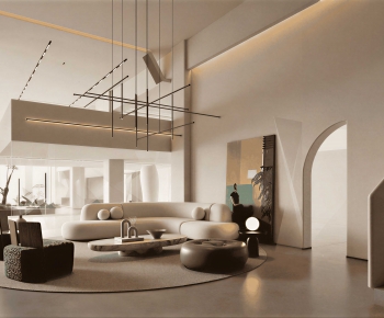 Modern A Living Room-ID:777568883