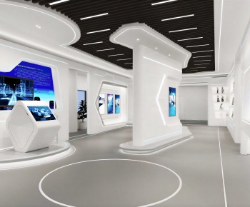 Modern Exhibition Hall-ID:793867113