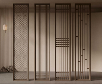 New Chinese Style Wooden Screen Partition-ID:904879097