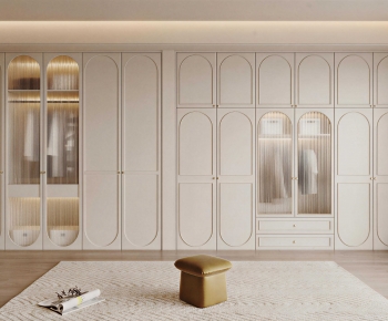 French Style Clothes Storage Area-ID:509841924