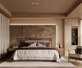 New Chinese Style Bedroom-ID:385549072