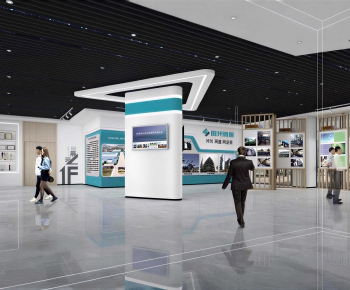 Modern Exhibition Hall-ID:264966012