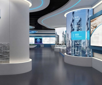 Modern Exhibition Hall-ID:423013935