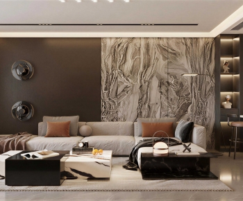 Modern A Living Room-ID:761056908