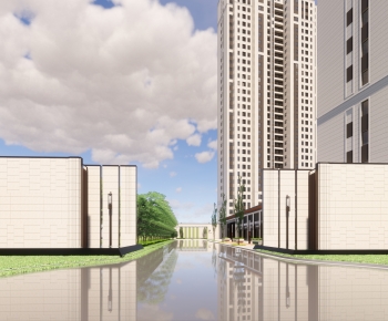 Modern Residential Building-ID:305743938